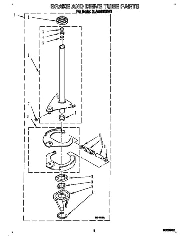 Brake and drive tube