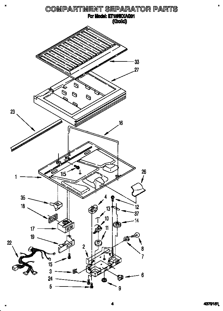 Compartment separator