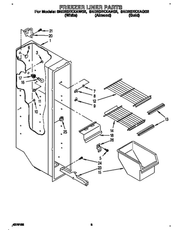 Freezer liner