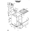 Whirlpool GDP8500XBN0 cabinet diagram
