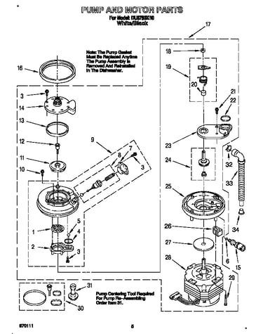 Pump and motor