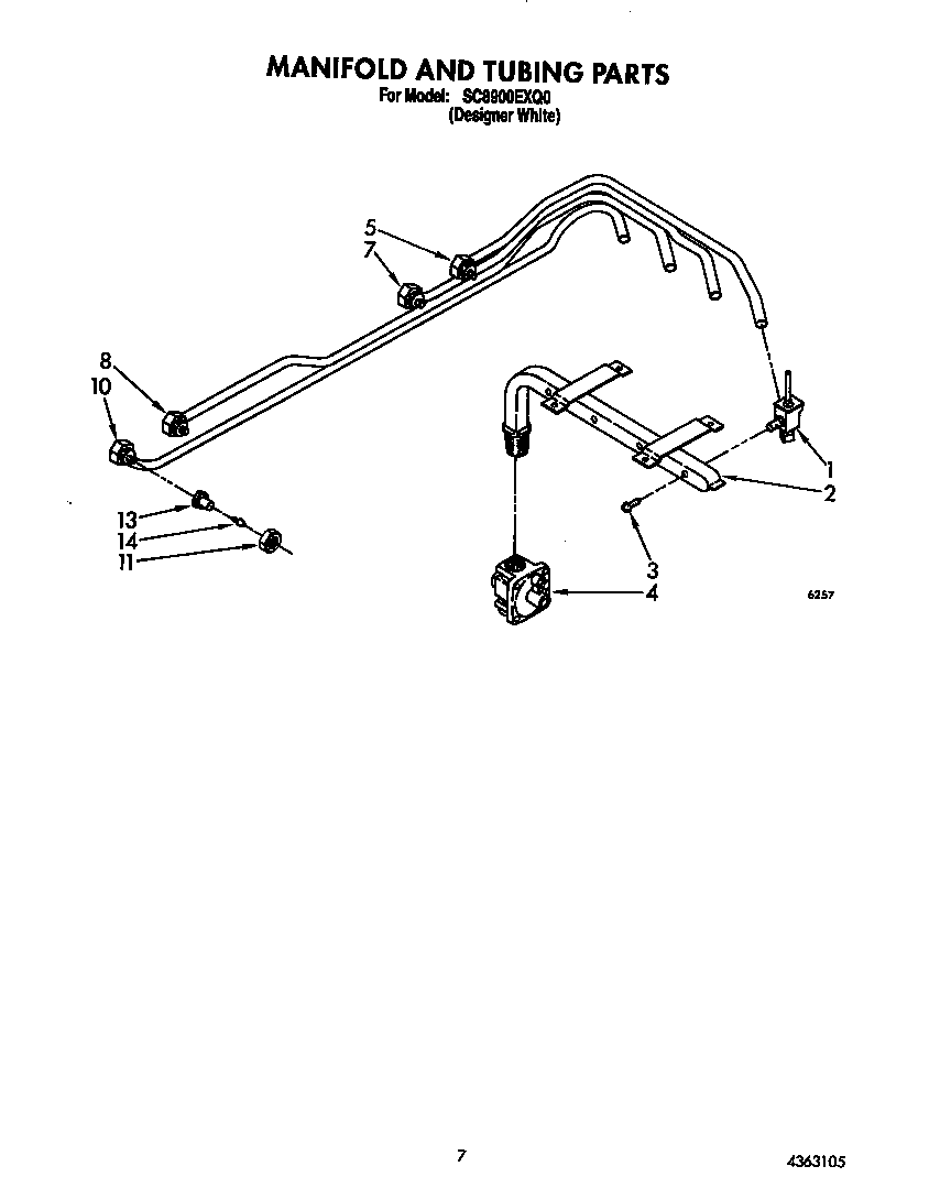 Manifold and tubing