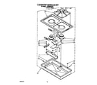 Whirlpool SC8900EXQ0 cooktop module kit diagram