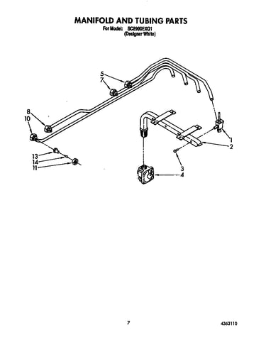 Manifold and tubing