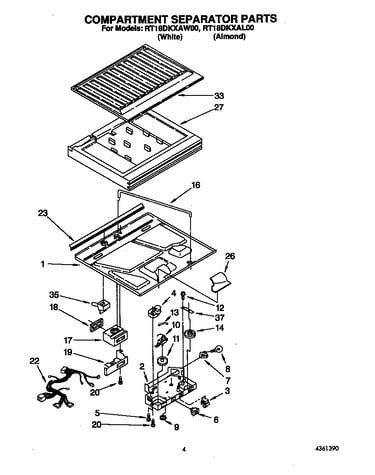 Compartment separator