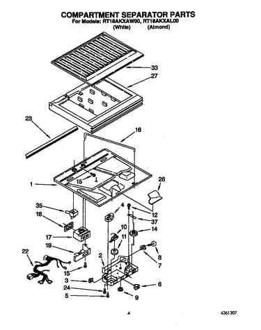 Compartment separator