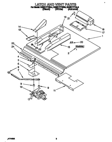 Latch and vent