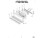 KitchenAid KEBS177YWH4 control panel diagram