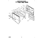 KitchenAid KEBS177YWH4 oven door diagram