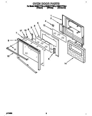 Oven door