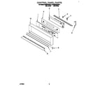 KitchenAid KEBS276YWH4 control panel diagram