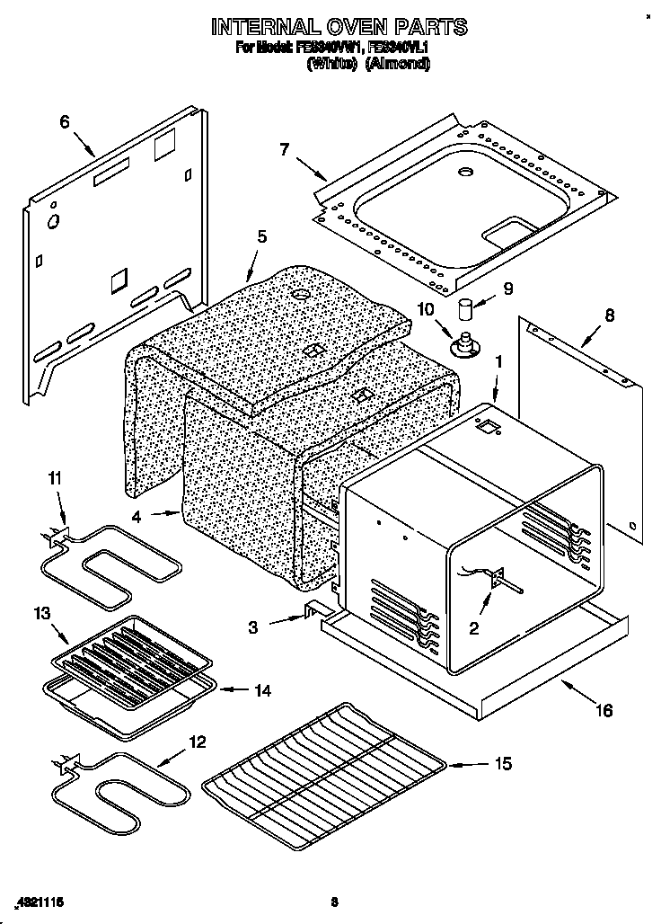 Internal oven