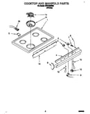 Cooktop and manifold