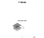 Roper FGS385YW2 oven rack diagram
