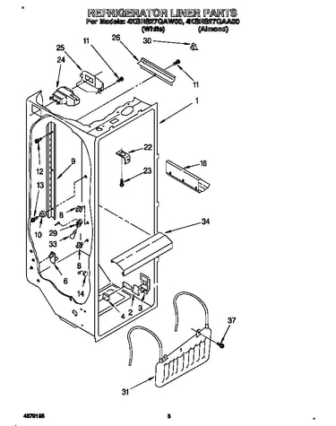 Refrigerator liner