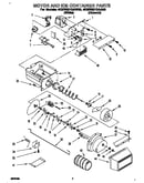 Motor and ice container