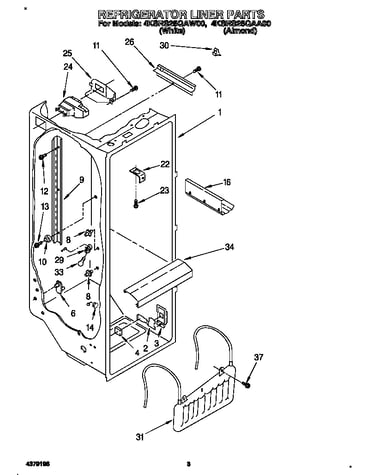 Refrigerator liner
