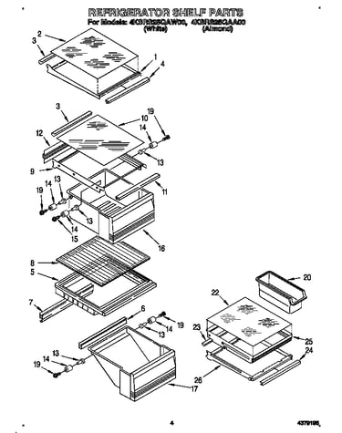 Refrigerator shelf