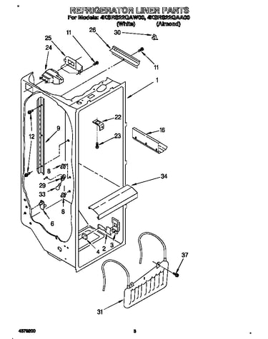 Refrigerator liner