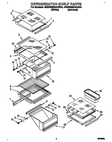 Refrigerator shelf