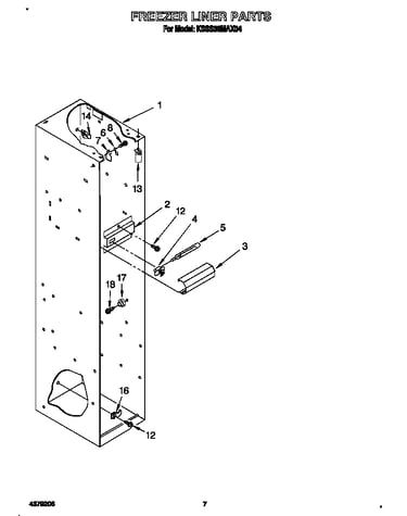 Freezer liner