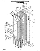Refrigerator door
