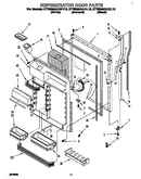 Refrigerator door