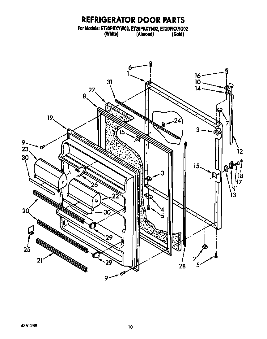 REFRIGERATOR DOOR