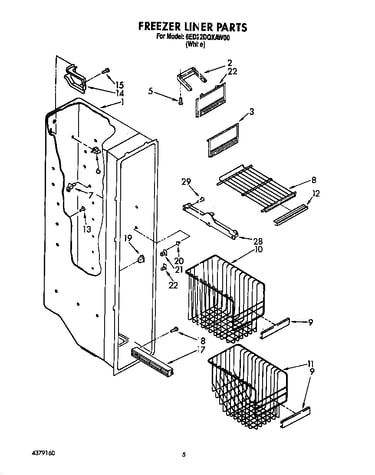Freezer liner