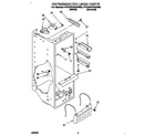 Whirlpool 4YED27DQAW00 refrigerator liner diagram