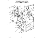 Whirlpool 4YED27DQAW00 dispenser front diagram