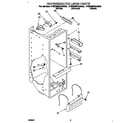 Whirlpool 4YED25DQAW00 refrigerator liner diagram