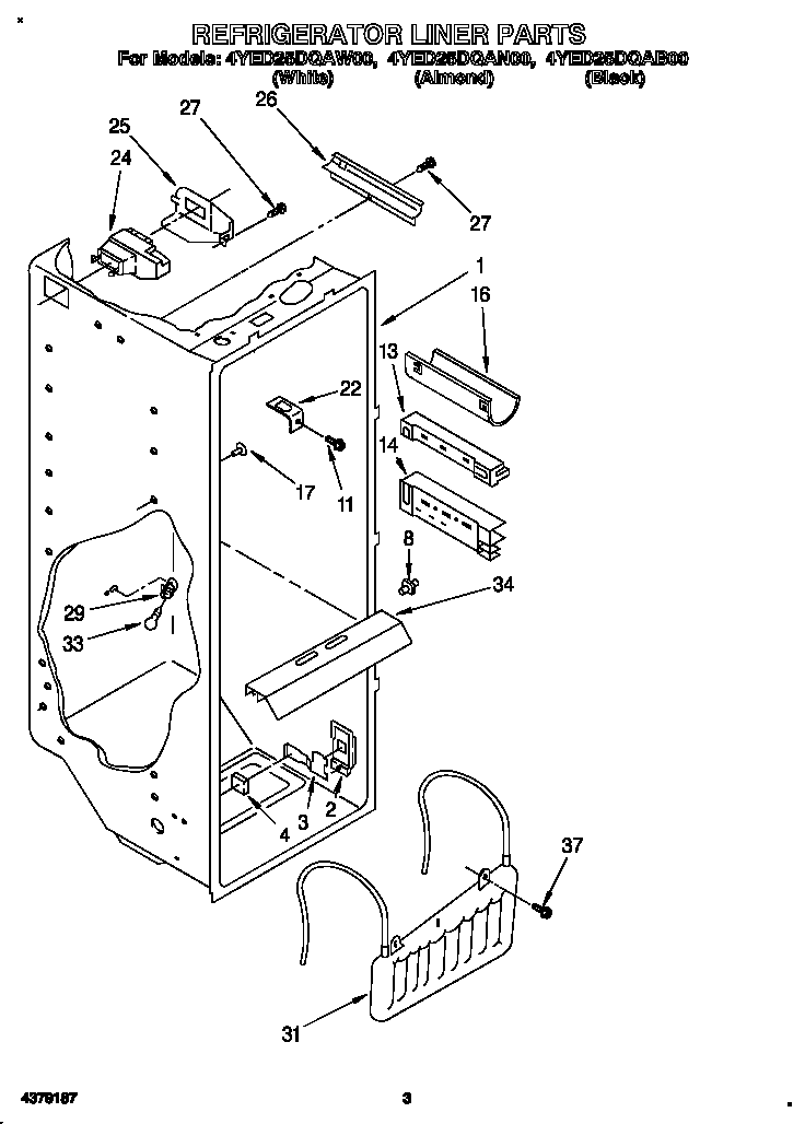 Refrigerator liner