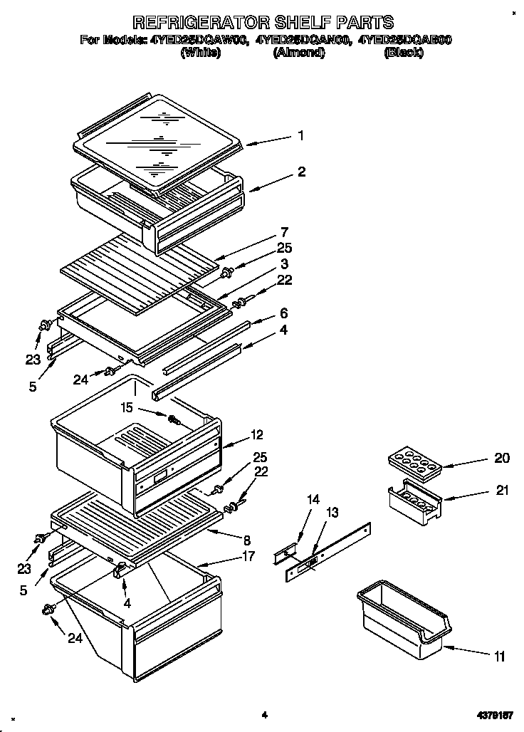 Refrigerator shelf