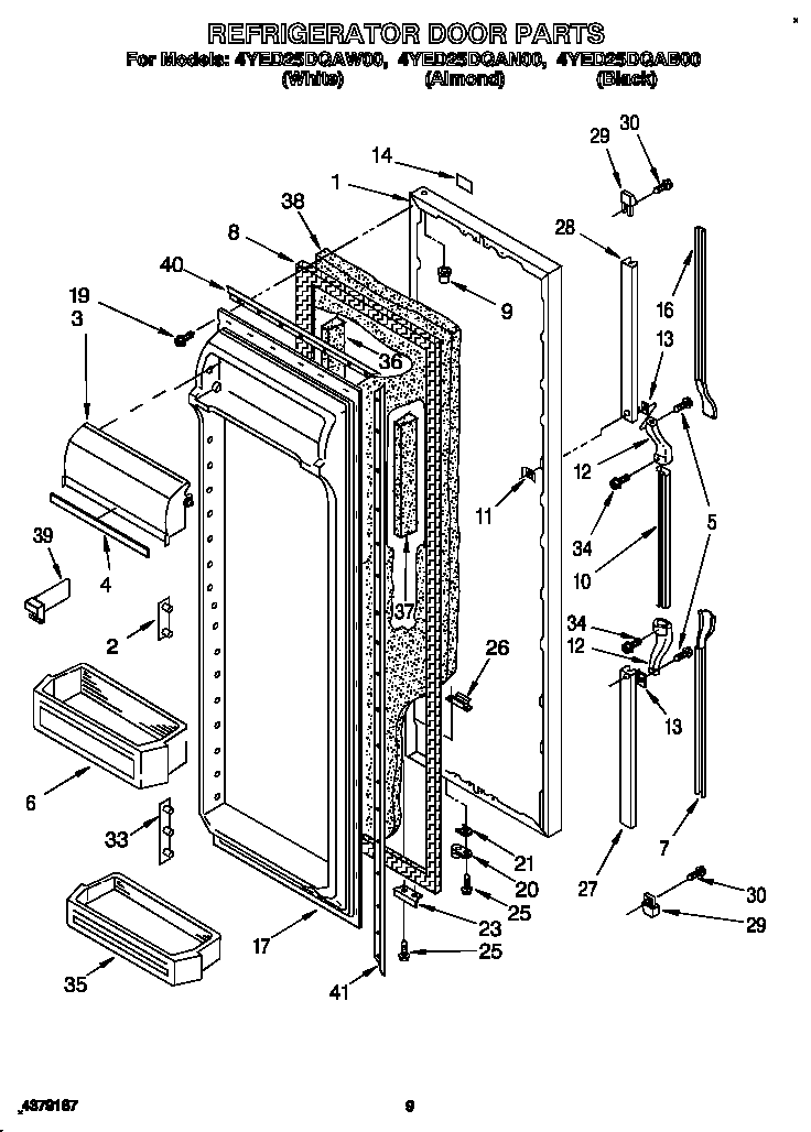 Refrigerator door