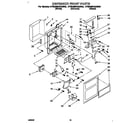 Whirlpool 4YED25DQAW00 dispenser front diagram