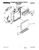 Frame and console