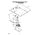 Whirlpool RB170PXYB4 component shelf and latch diagram