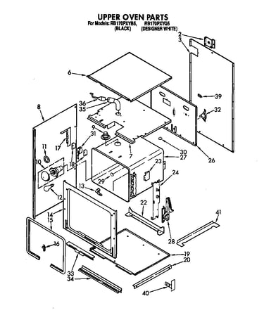 Upper oven