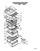 Refrigerator shelf