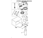 KitchenAid BPAC1000AS2 optional parts (not included) diagram