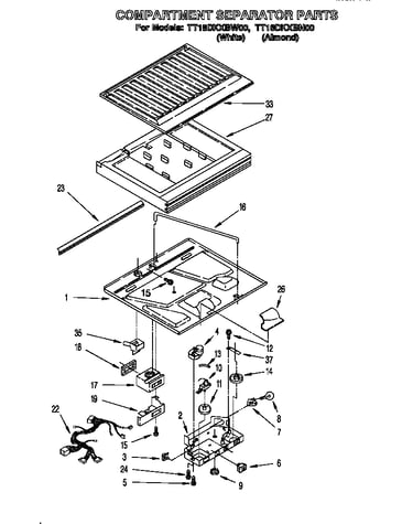 Compartment separator