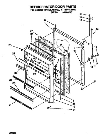 Refrigerator door