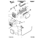 Whirlpool KIMS9 icemaker assembly diagram