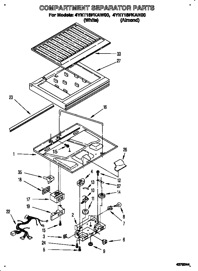 Compartment separator