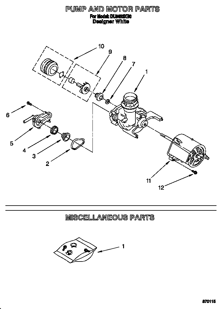 Pump and motor