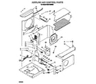 Whirlpool BHAC1800BS0 airflow and control diagram