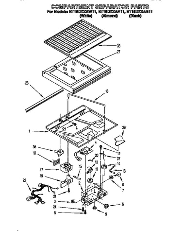 Compartment separator