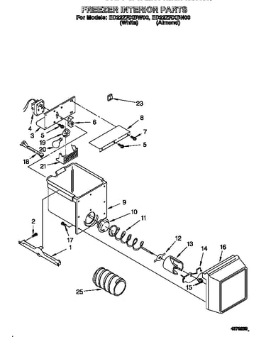 Freezer interior