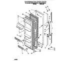 Whirlpool ED22ZRXBW00 refrigerator door diagram